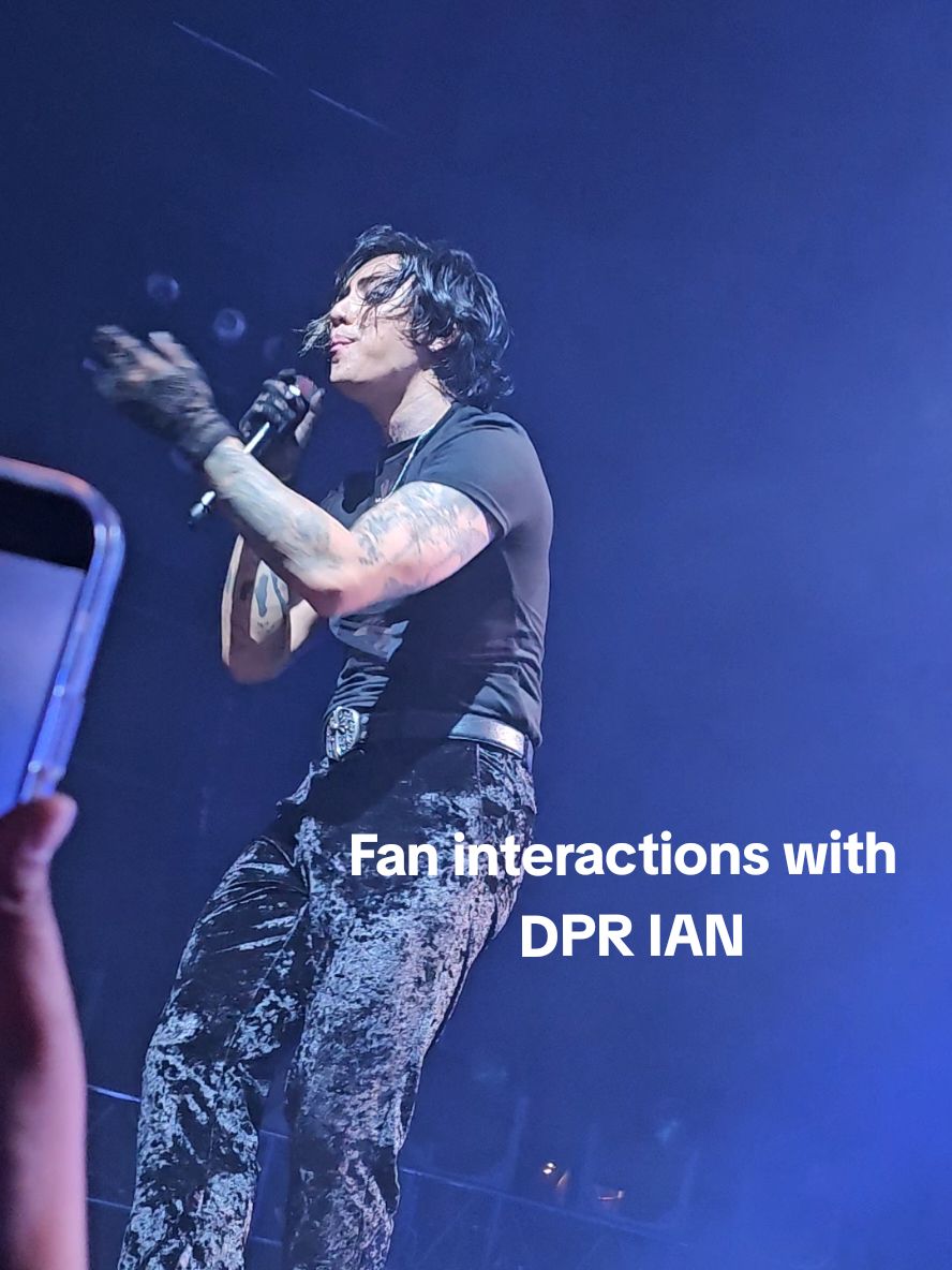 Some random moments of DPR IAN interacting with fans during the New York show. He's such a sweetheart and real attentive. I sat in front of him during the group photo session before the show and he's got this AURA. Idk I just like his energy. #dprian #christianyu #dreamreborntour #thedreamreborntour2024 #dreamreborntour2024 