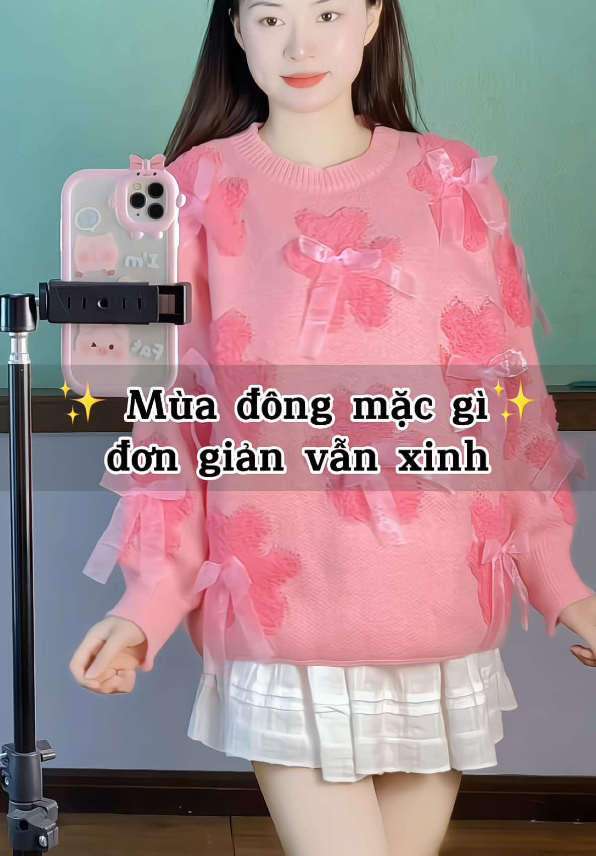 Áo len xinh #aolen #reviewlamdep #review #phoidoxinh #thoitrangnu #reviewquanao #unboxing #muataitiktok #thuydung_m58 