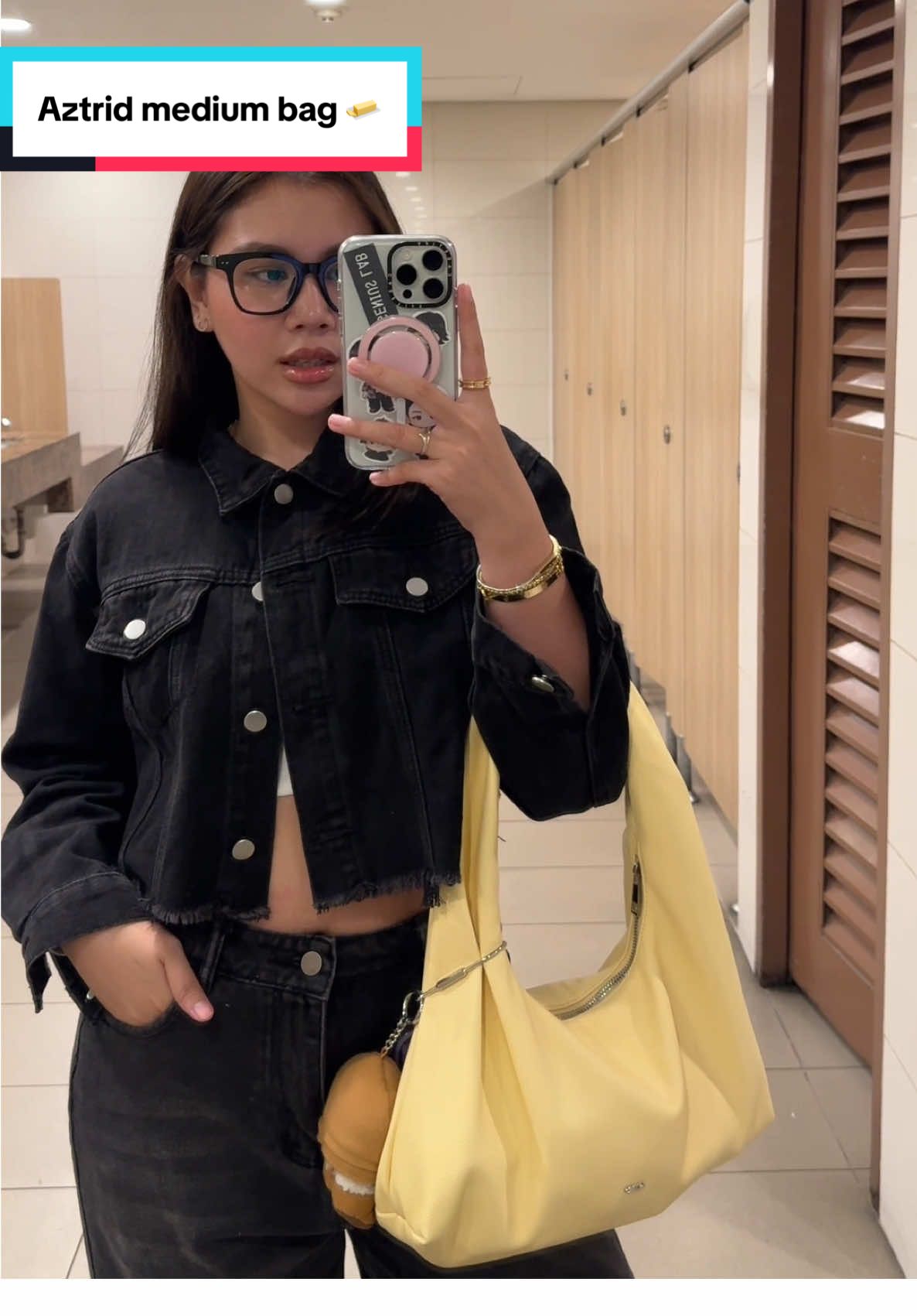 Replying to @lily cutie color 🥺💛 aztrid medium hobo bag in butter 🧈