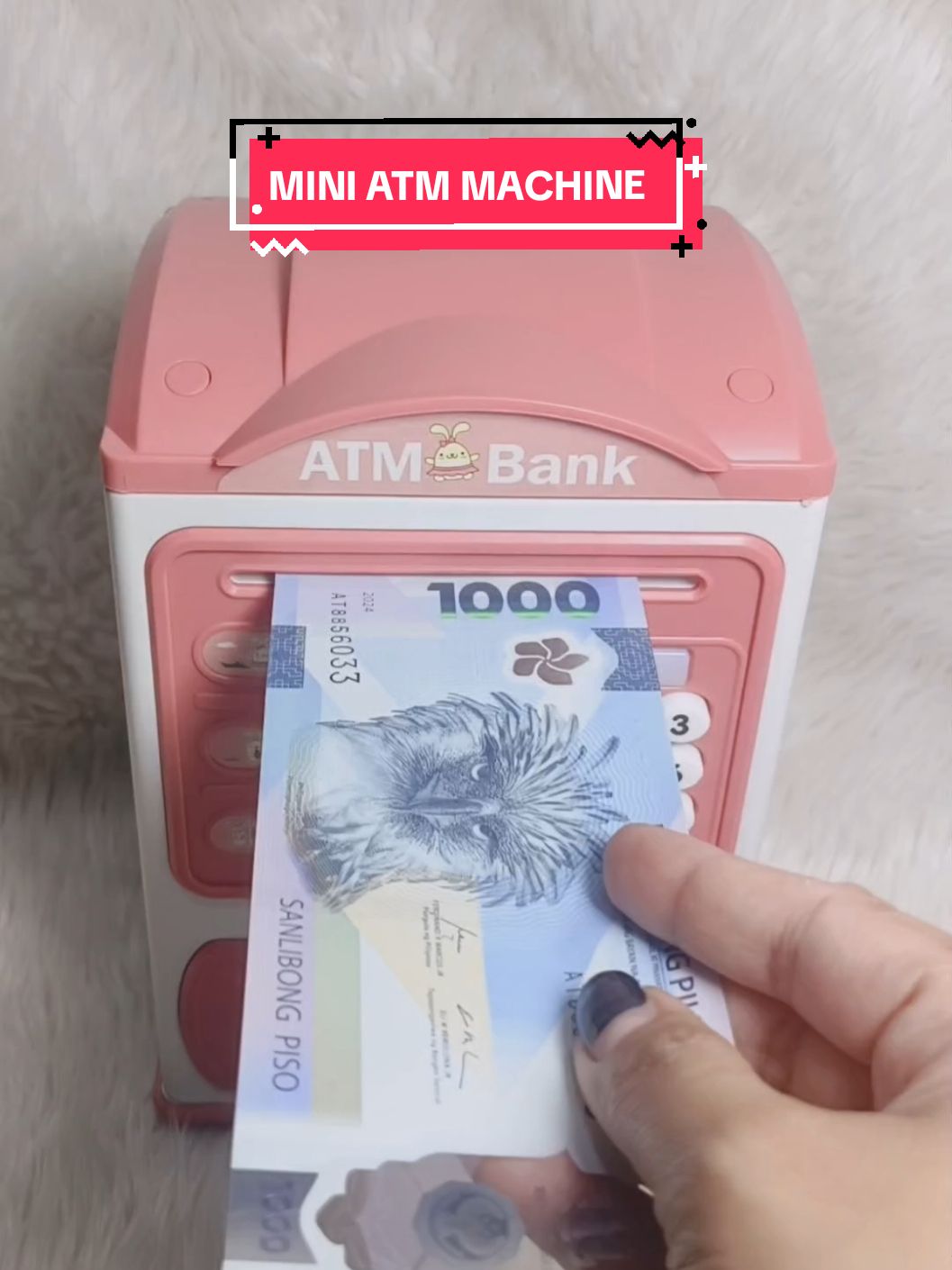 Mini ATM Saving Machine for Kids! Sobrang Ganda 😍 Habang bata pa sila turuan na natin sila mag-ipon 😊 Check Out Na!  #fypシ #fyp #atmbank #savingbox #atmmachineforkids #fingerprintatmmachine #kidsmusthave 