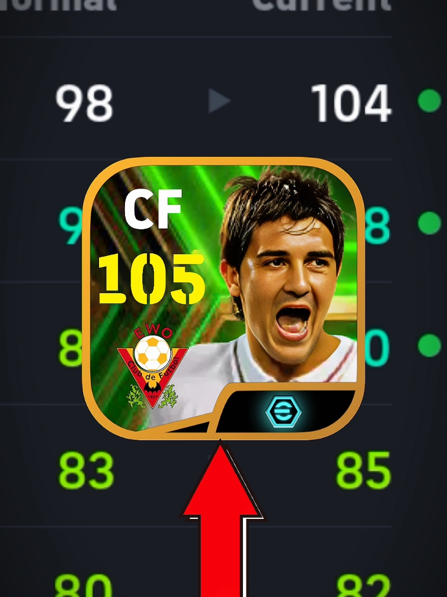 [FREE EPIC] David Villa best Training Guide - eFootball 2025 Mobile #shorts  #viral #video #grow #account #foryou #foryoupage #efootball2025 #pesmobile #pes25 #davidvilla 