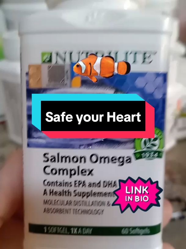 Salmon Omega Complex Mengurangkan bad kolestrol and tambah good kolestrol, protect Jantung, #salmon #omega #jantung #sihat #amwaybusinessowner #seremban 