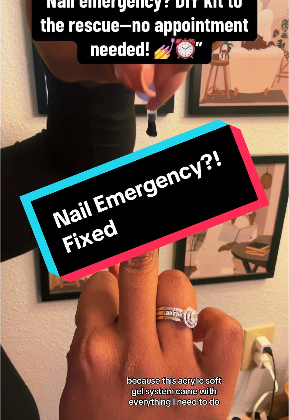 Got a nail emergency? Skip the salon and fix it yourself with this DIY nail kit! Perfect for last-minute touch-ups or when you just need a quick fix. Easy, affordable, and salon-quality results—all at home! 💅💥 #NailEmergency #DIYNails #SalonAtHome #NailFix #QuickBeauty #nailtutorial #DIYNails #NailHacks  #AcrylicNailsAtHome #NailArt #nailgoals 