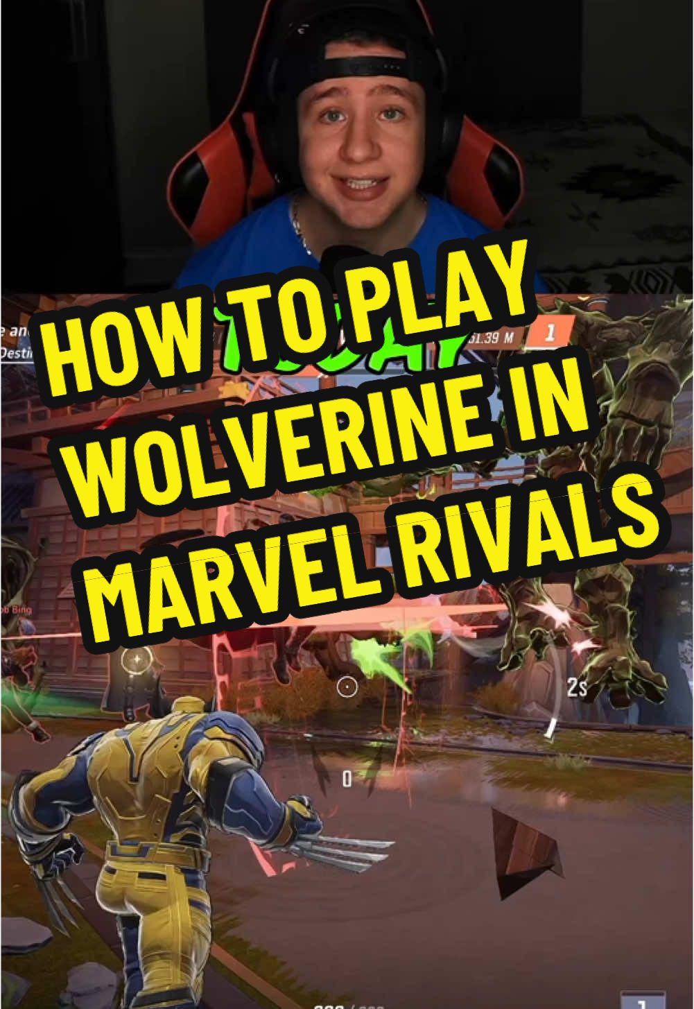 How to Play Wolverine in Marvel Rivals #marvelrivals #wolverine #fyp