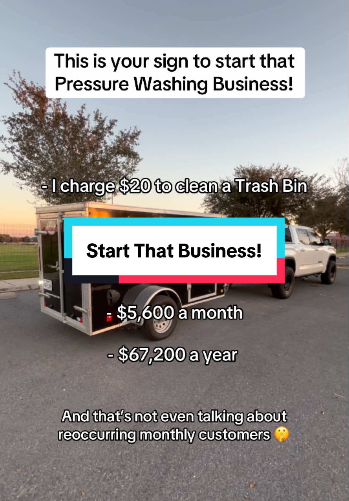 Make 2025 your YEAR 💰 #supercleanbins #pressurewashing #trashbincleaning #startingabusiness #motivation #businessowner #sidehustle #cleantiktok #tips #fyp #money 