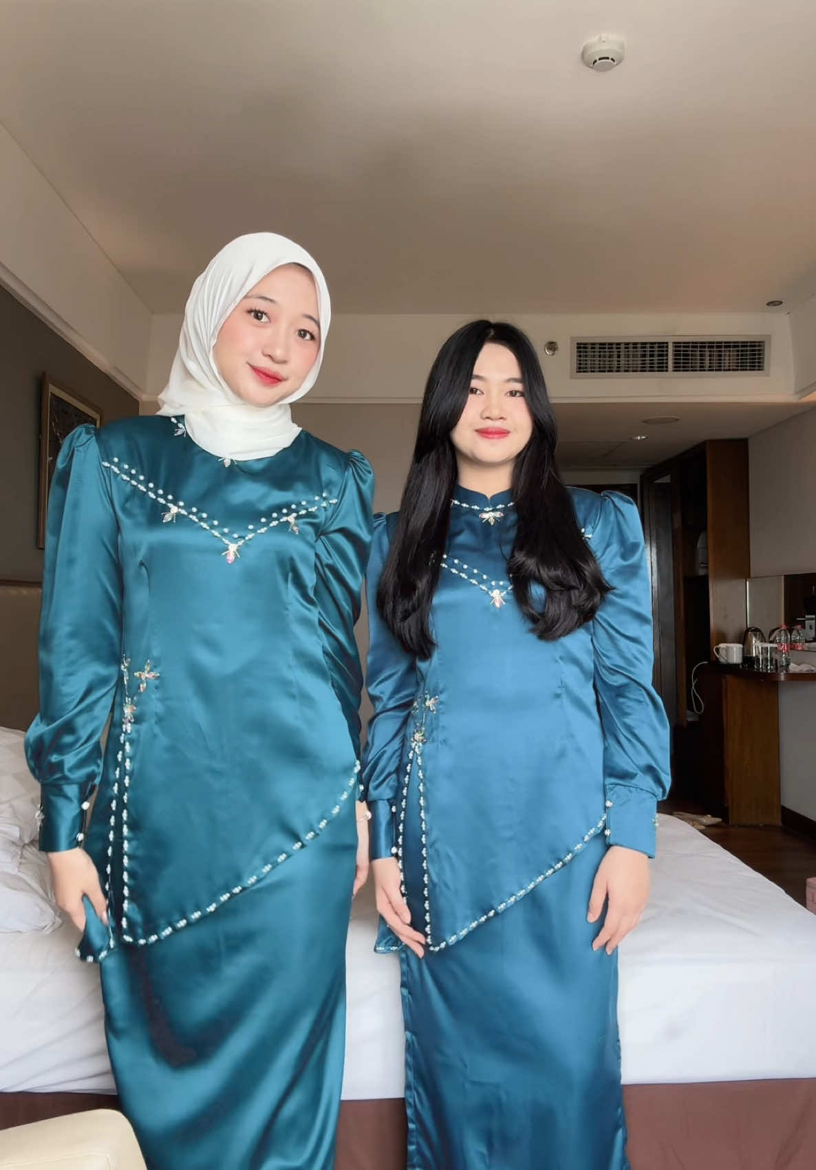 Allura ini bisa sampai LD 140cm loh pretty🤩 cocok banget juga dipake buat seragaman bridesmaid maupun acara keluarga💖 #bajukurungmelayu #seragambridesmaid #bajukurung 