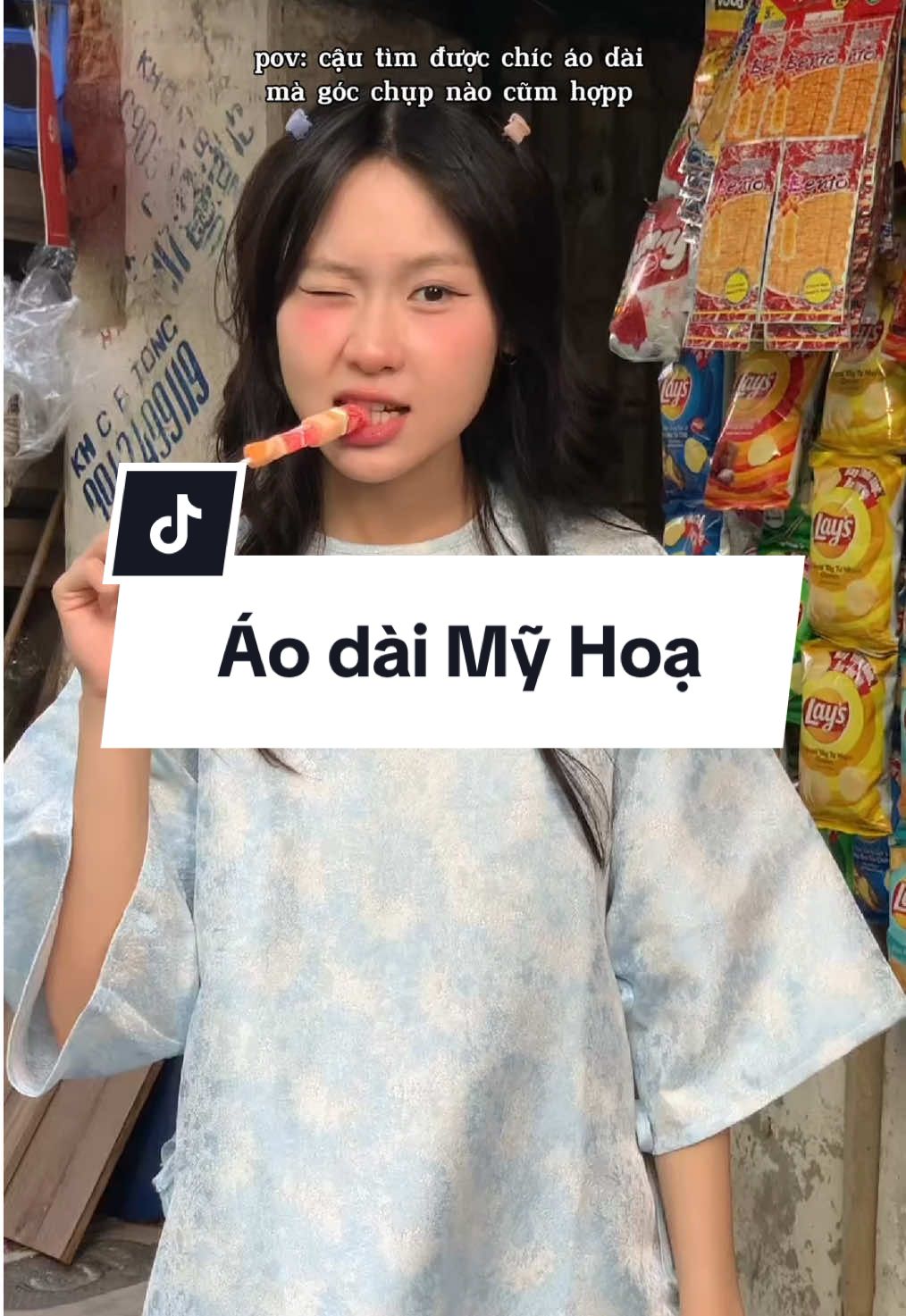 hong mặc mỹ hoạ hồng thì mặc gì nhỉ 👉👈 #lolliestudio #viral #fyp #xuhuong #fyn #aodailollie #foryou #tet 