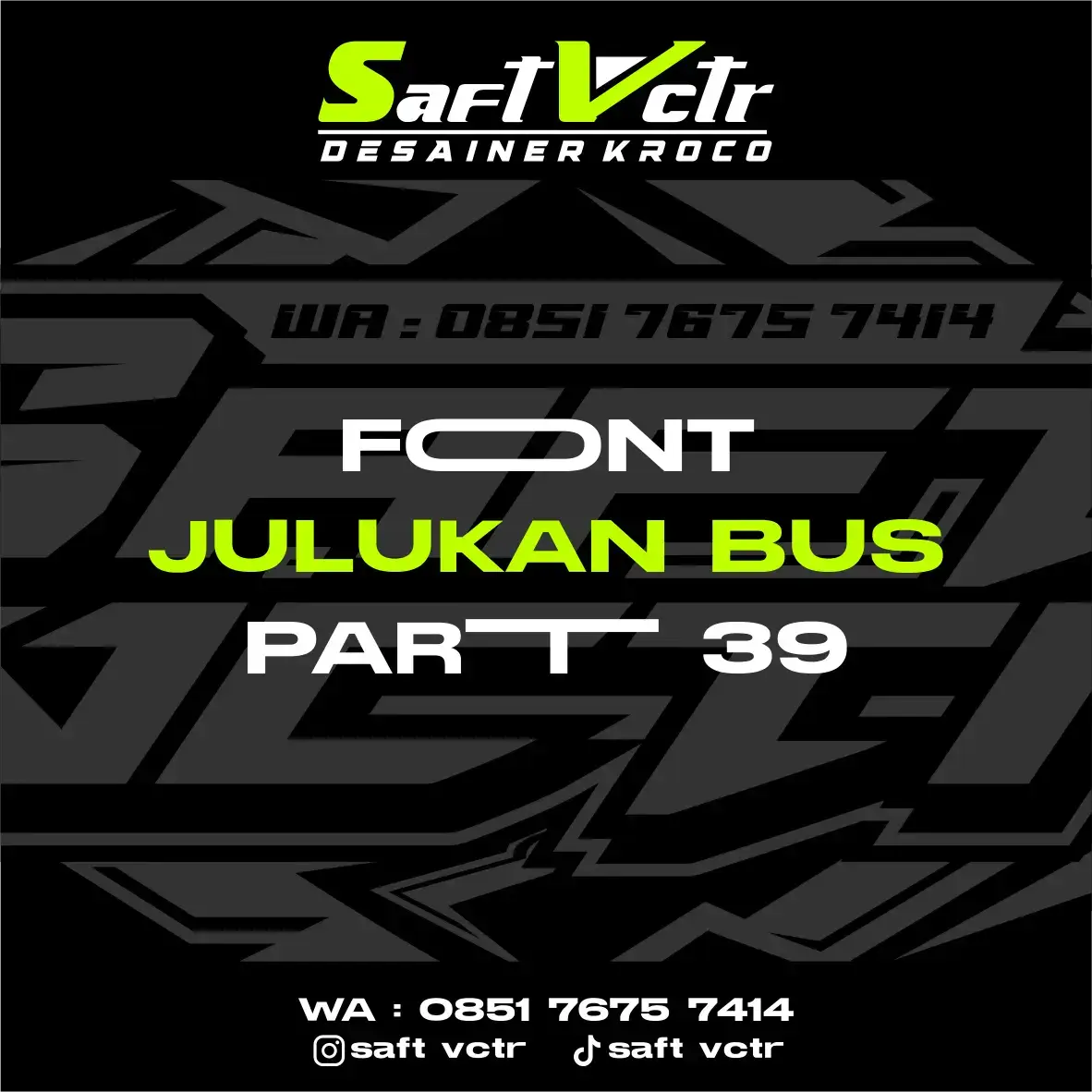udah lama nggak ngonten font #sharefont #fontbus #bismania #fyp #fypdongggggggg #sharevector #trend #julukanbus #albino #maudi