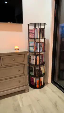 Best book display I have purchased to date. My books are no longer in a cabinet.  I purchased the 5 tier in black. Love it ! 😍 #BookTok #booklover #bookcase #display