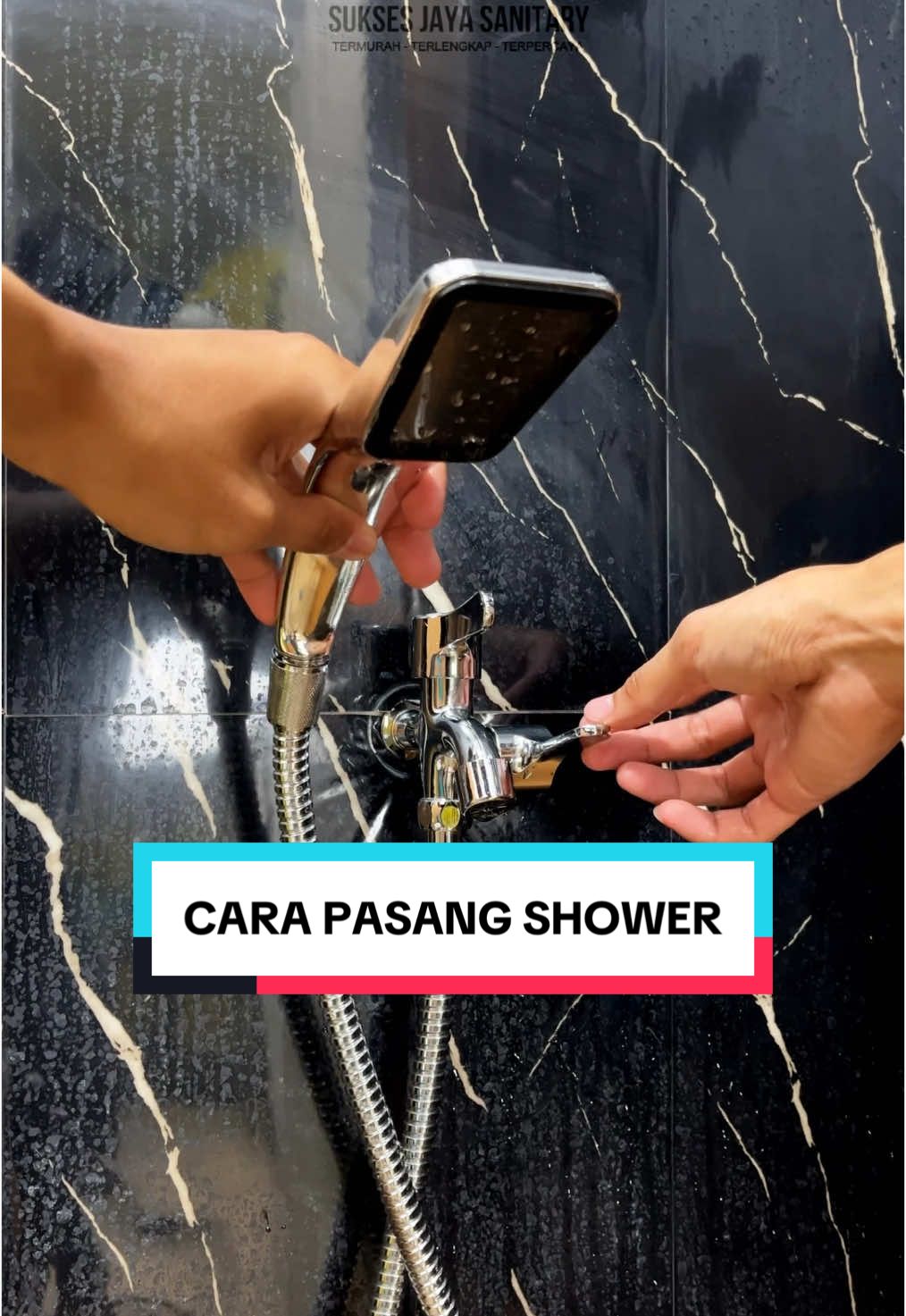 Membalas @bertsitumorang cara pasang shower 300 lubang #tutorial #carapasang #shower #kamarmandi #suksesjayasanitary 