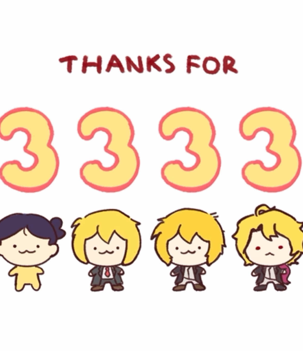 3333! The Don number!!! 🎠🌟 Tiktok keeps catching up with twt huh 😆 Thank you so much for the overwhelming support tho!!! 🥹💖✨ Y’all the best! 🔥