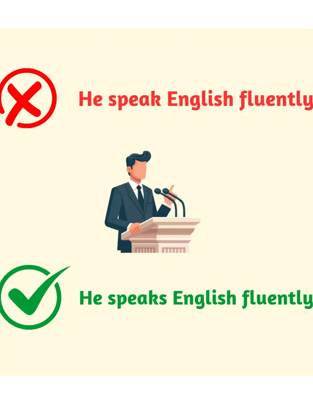 common English grammar mistakes  #english #grammar #learn #language #education #treanding #reel 