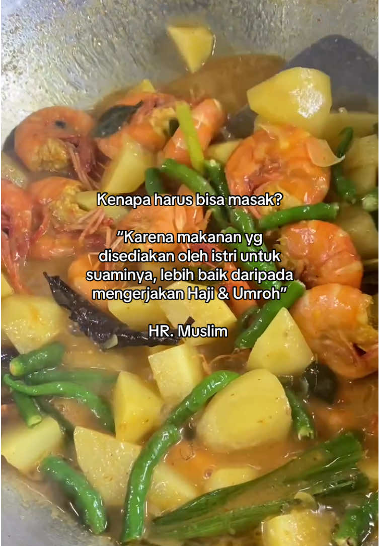 Ku usahakan kamu dan anak kita nanti bisa makan enak tiap hari 🥰  #masak #masakan #udang #fyp 