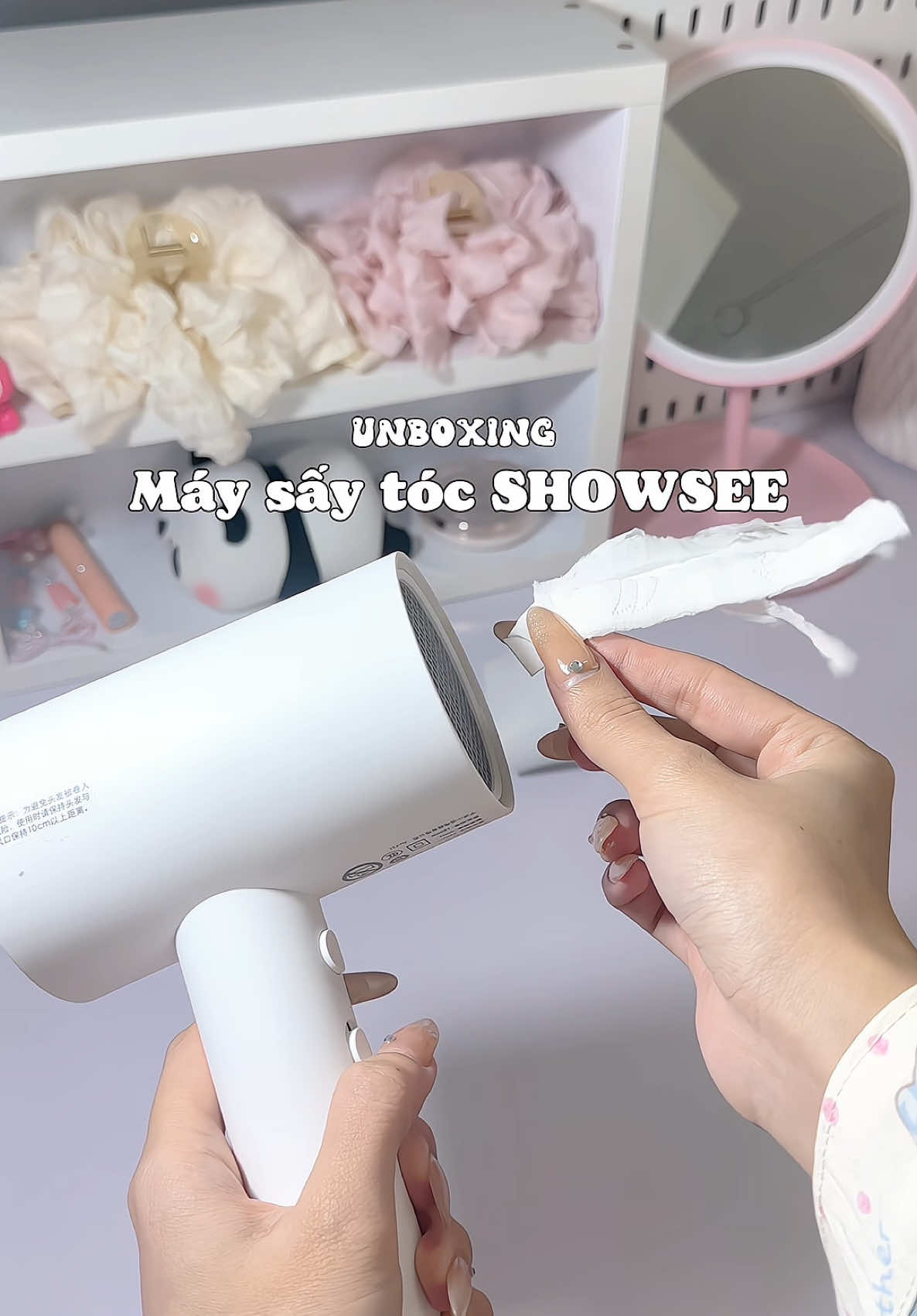 Máy sấy tóc công suất cao Showsee ✅🧏🏻‍♀️💨 #maysaytoc #showsee #phukientoc #review #minnriviu #muataitiktok 