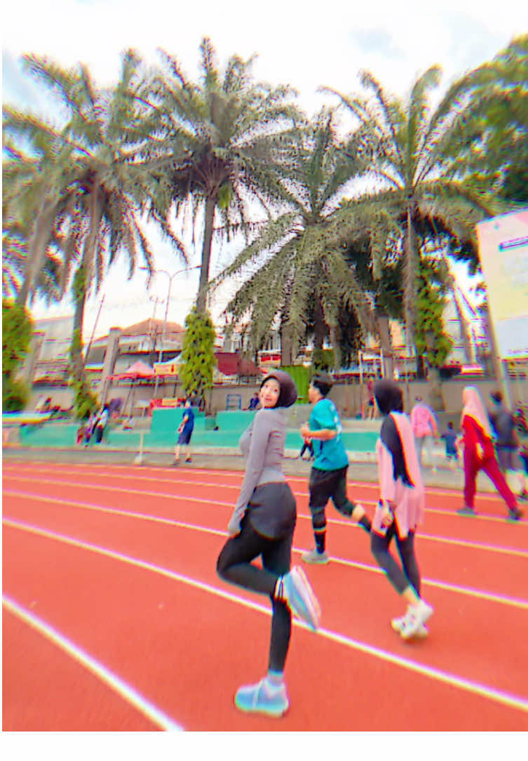 dah lama g run🏃🏻‍♀️