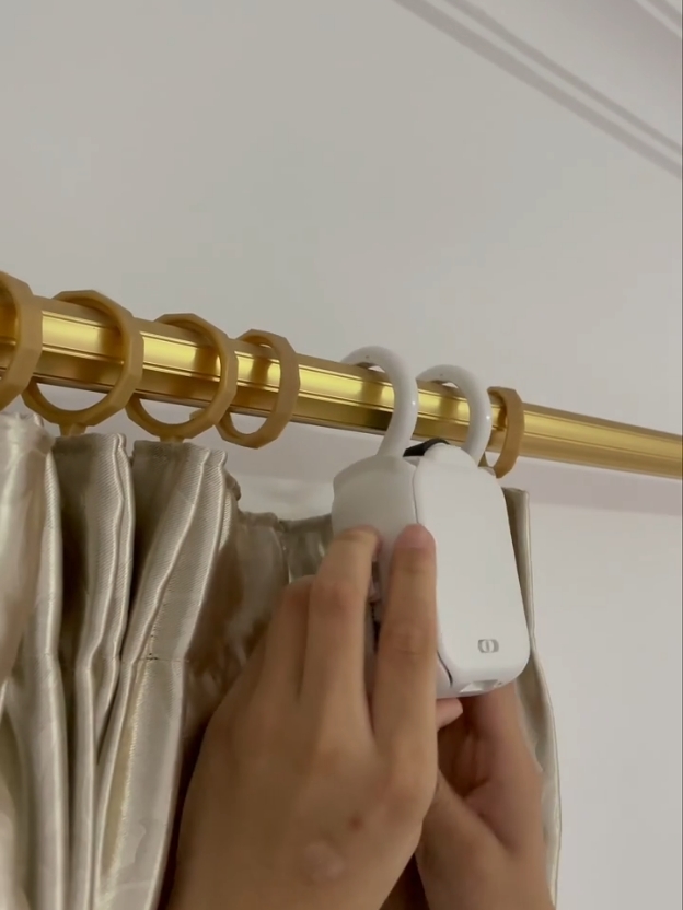 Smart Automatic Curtain Opener: 2PCS Smart Curtain Opener with Remote Control Only, High-Performance Curtain Robot Motor Suitable for Roman Rod, T-shaped/U-shaped Tracks #aliawanmarketing #foryou #foryoupage #foryoupageofficiall #unfrezzmyaccount #growmyaccount 