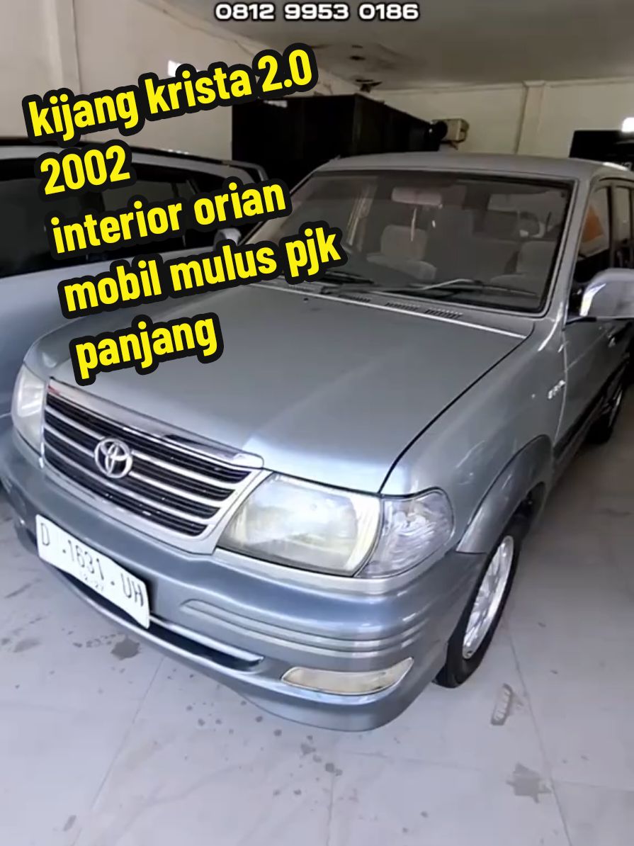 toyota kijang krista 2.0 2002 #toyotakijang #kijangkapsul #kijang #toyota #mobilbekasbergaransi #infootomotif #mobilbajongan #mobildibawahhargapasar #mobilsecond #vidiotiktok #fyp #berandatiktok #viral #infomobilmurah #otomotif #mobilbekasberkualitas #aaljayamobilindo #garasiaaljayamobilindo2 