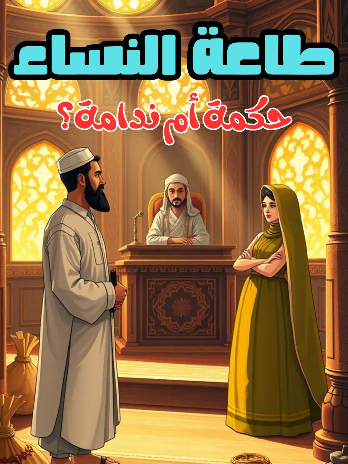 الزوجة تقرر مصير الرجل في المحكمة 