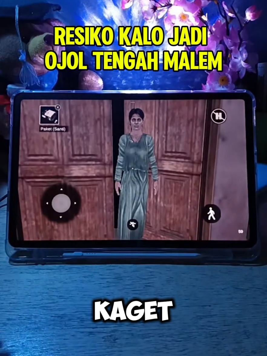 Dikejer-kejer mbak santi 😭  #game #gameseru #gamehorror #horrorgame #gameindo #ojolhorror #fypシ゚ 