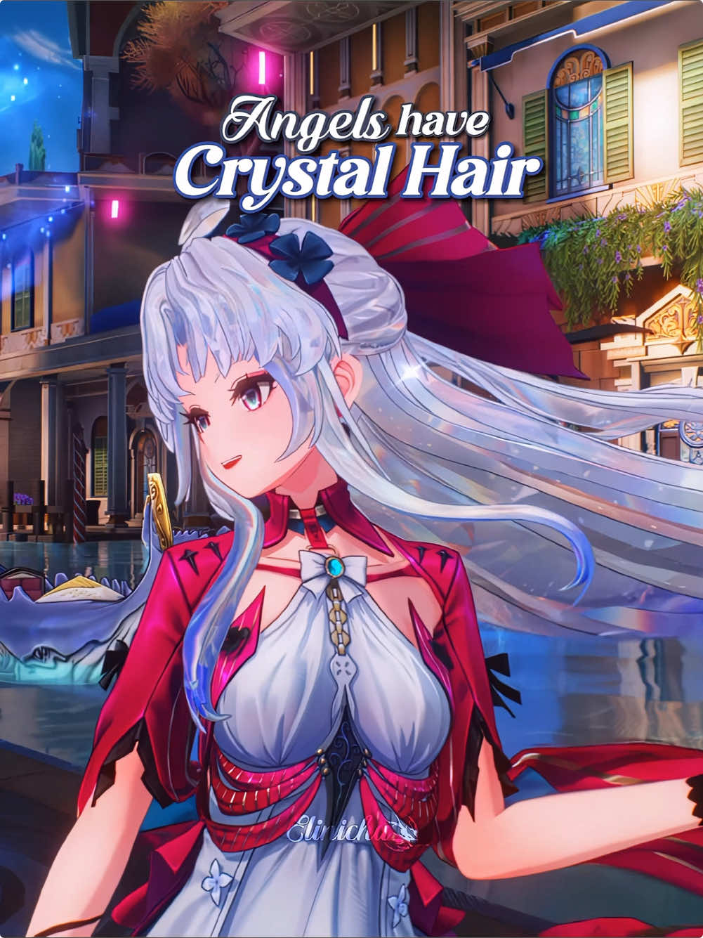 how to have crystal hair like carlotta🧎‍♀️#carlotta #wutheringwaves #rinascita #wuwacreator #wuwacontest20  