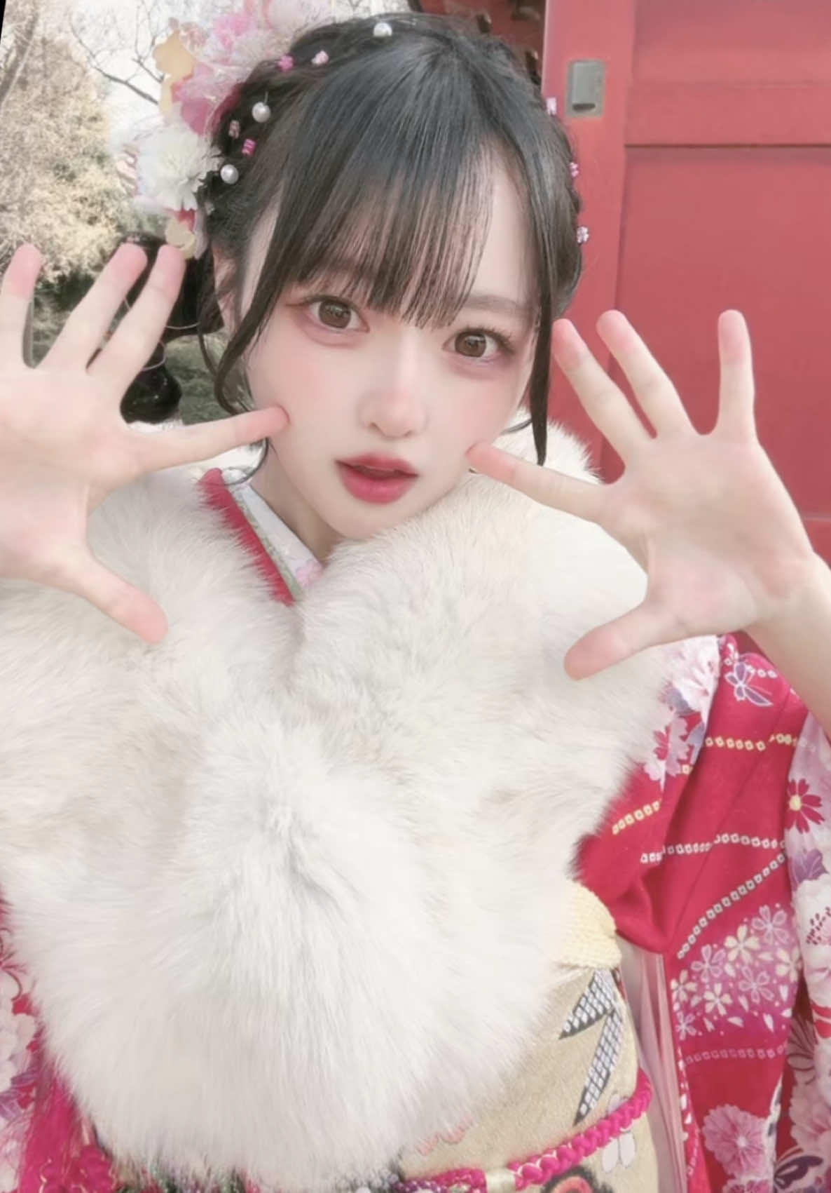 あけましておめでとうございます🐍🎀振袖きたよ♡   #ilife #idol #fyp 