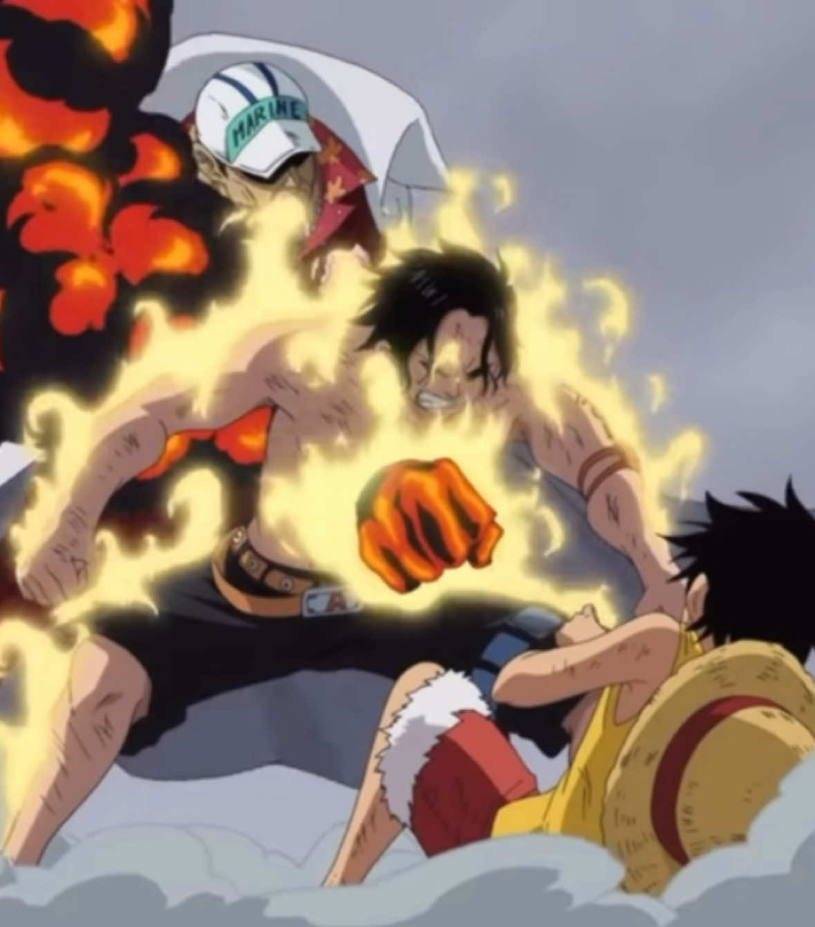 Tất cả hào hứng với màng pháo hoa của akainu chúc mừng năm mới #onepiece #anime #akainu #luffy #ace #fyp 