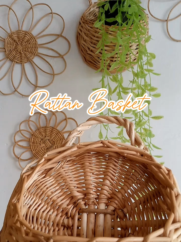 #rattanbasket  #rattan  #walldecor  #plantbasket  #aestheticdecor  #homedecor2025 