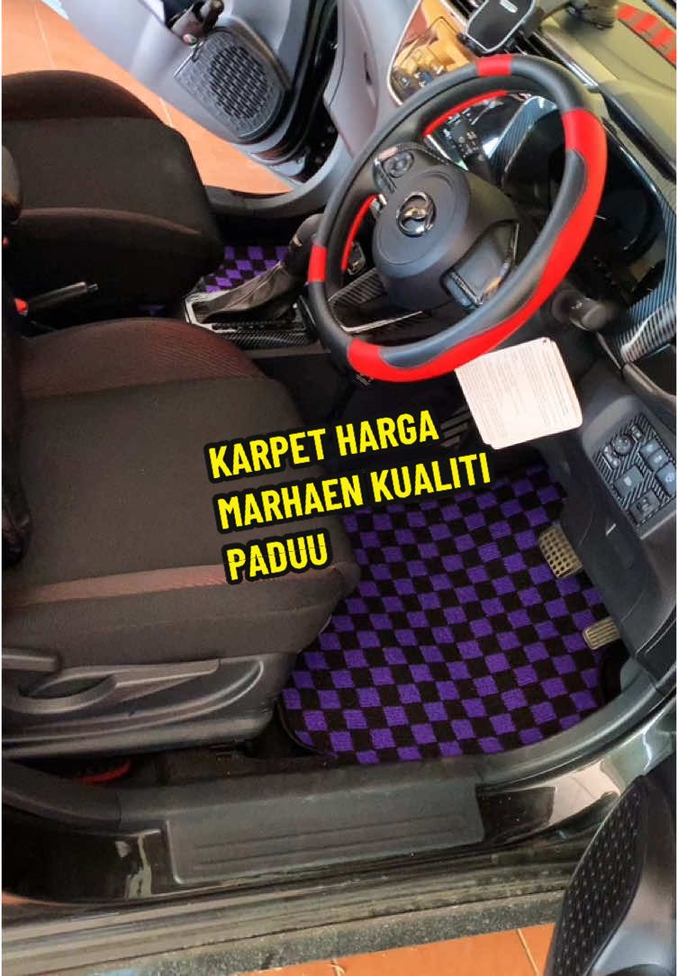 Karpet harga Marhaen tapi kualiti memang padu. Menyesal kalau tak beli sebab murah & lawa gilerrrr