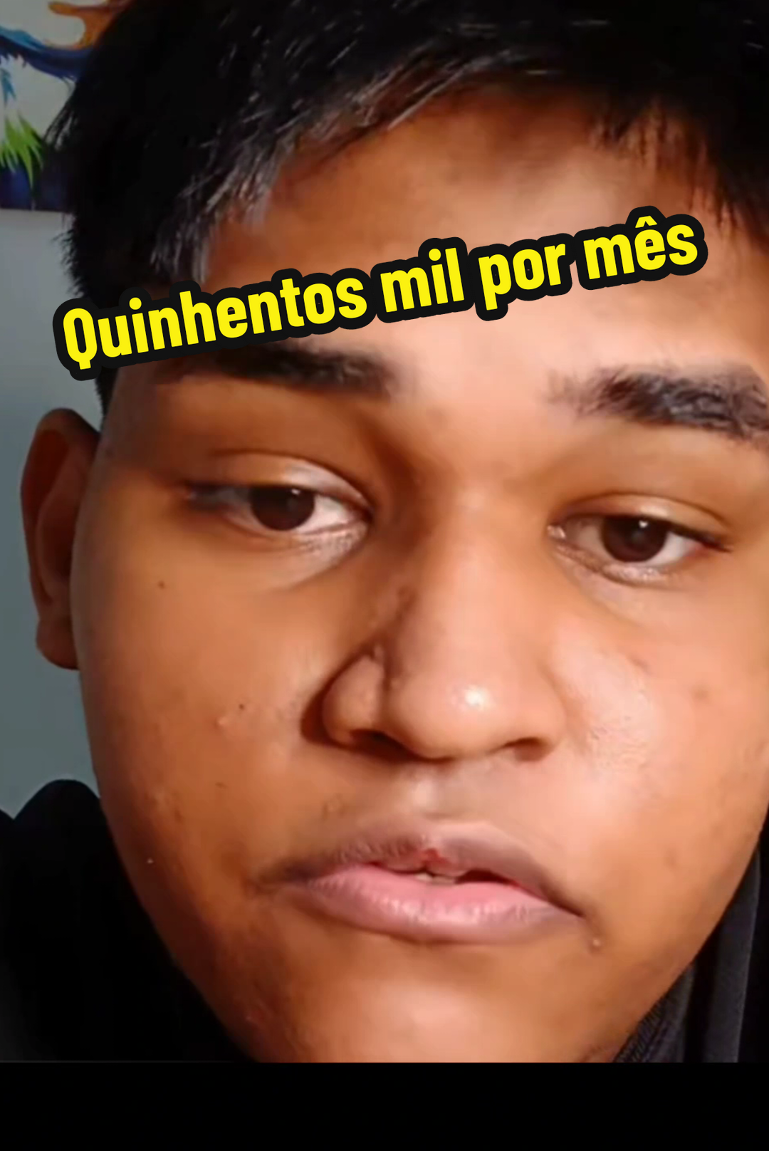 Quinhentos mil por mês xati, tá bom ? #blackn444 #blackn444ofc #vaiprofycaramba #meme 