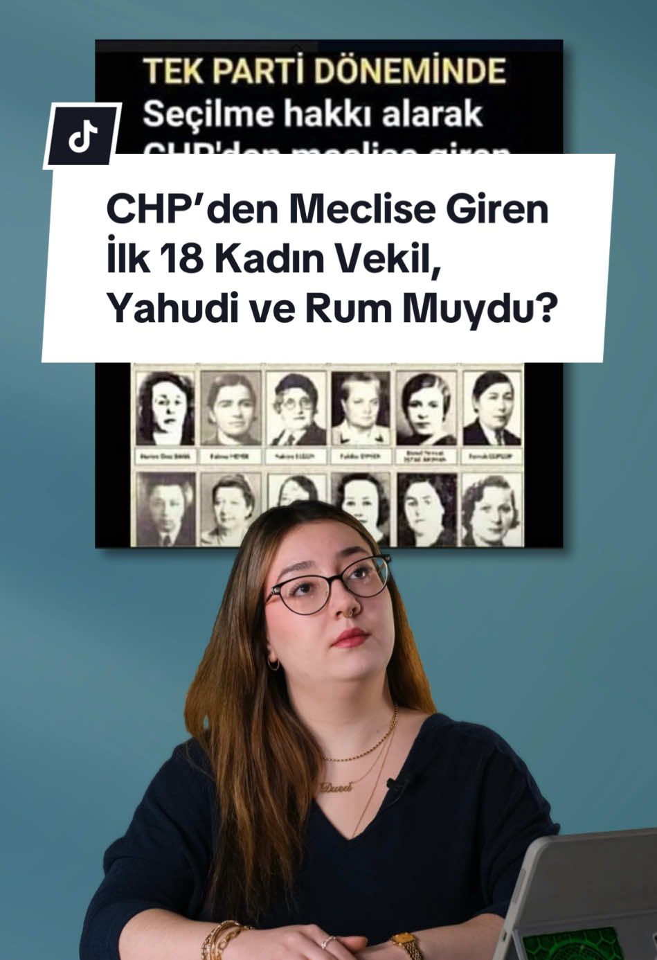 CHP’den Meclise Giren İlk 18 Kadın Vekil, Yahudi ve Rum Muydu? #atatürk #chp #kadın #milletvekili #türktarihi #tarih #ekremimamoğlu #receptayyiperdoğan #tiktoktr #türkiye🇹🇷 