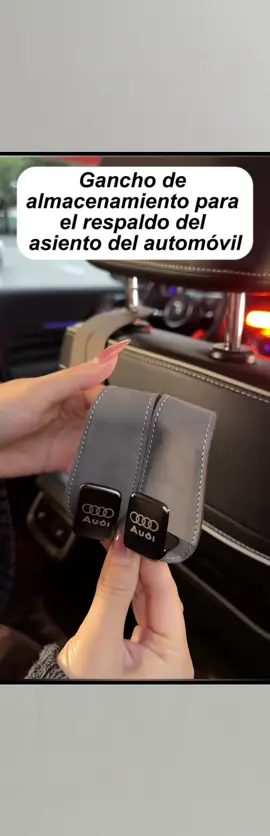 ¡Maximice el espacio de su coche! Gancho de almacenamiento para el respaldo del asiento del coche - Gancho oculto de cuero PU, multiusos y duradero para organizar el interior del coche - ¡Perfecto para bolsos, chaquetas y mucho más!  #CarAccessories #CarOrganization #SeatBackHook #CarStorage #CarInterior #PUleather #MultipurposeHook #CarEssentials #CarHacks #RoadTripReady #OrganizedCar #CarLife #TikTokMadeMeBuyIt #InteriorDesign #tkshop #tiktokshopblackfriday #tiktokshopcybermonday #spotlightfinds