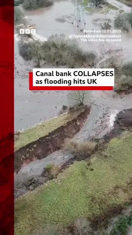 Nearby properties in Cheshire, England had to be evacuated. #Weather #Flooding #Rain #Cheshire #LittleBollington #Altrincham #BBCNews