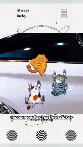 Creative car stickers#tiktokshopcrossborder_seasales #tiktokshopsgsale #fyp #car 