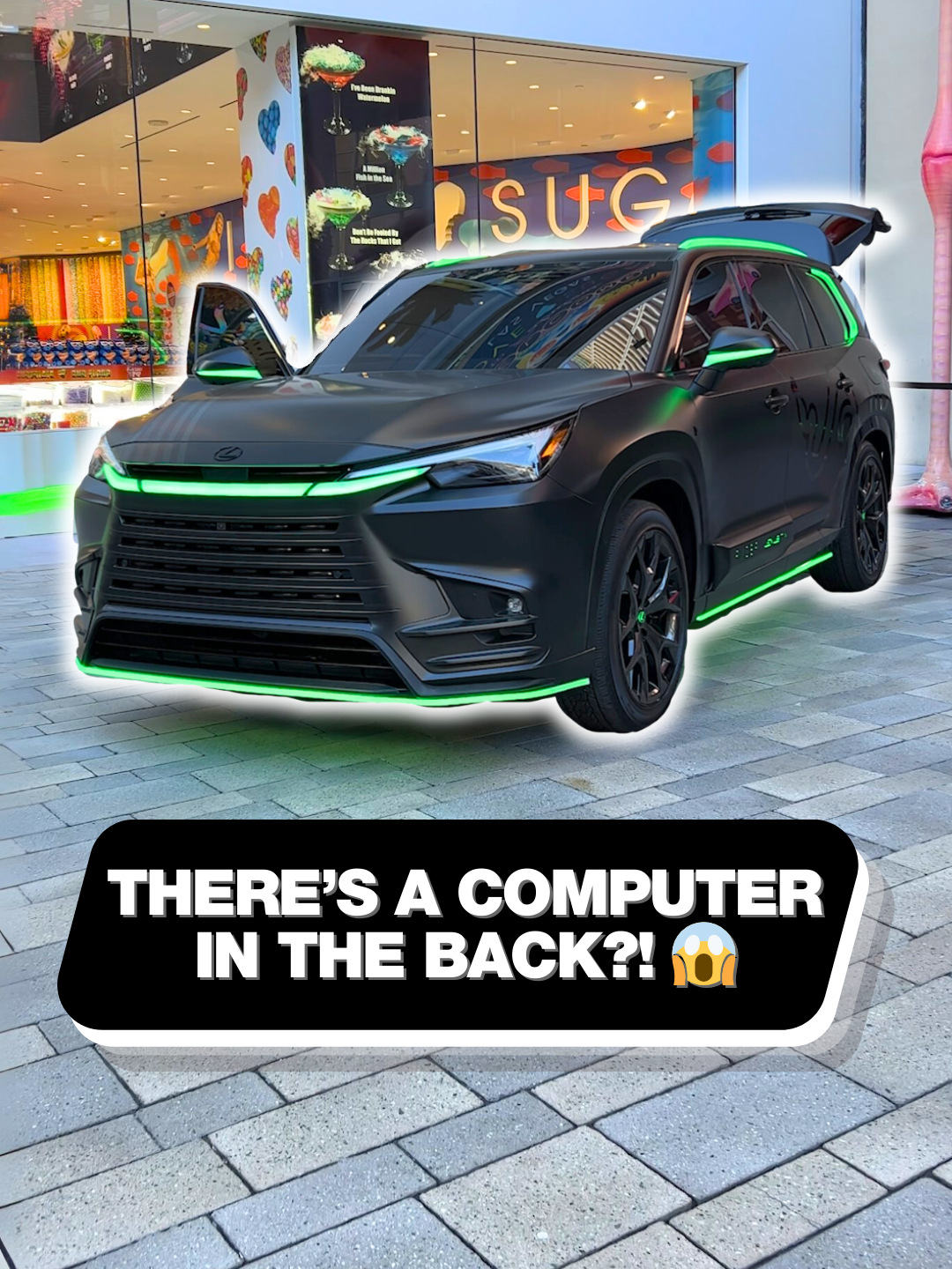 Wait is that a gaming car?! 😲 #Lexus #gaming #razer