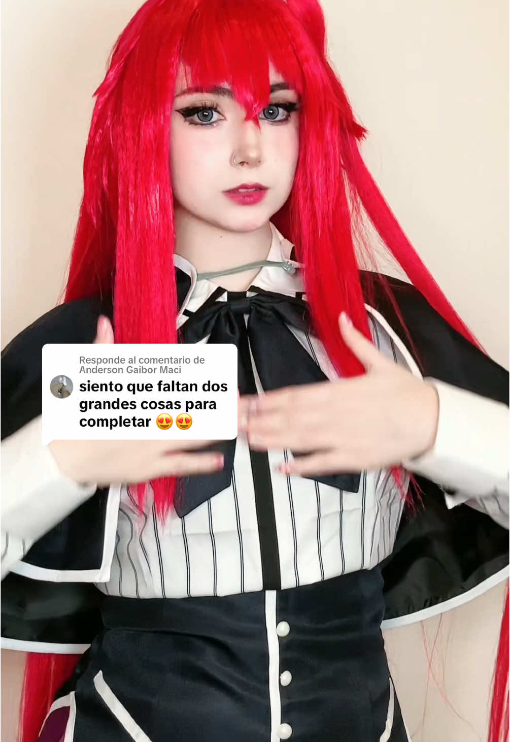 Respuesta a @Anderson Gaibor Maci  . #rias #riasgremory #riasgremorycosplay #highschooldxd #cosplay #kawaii #anime #otaku #highschooldxdcosplay 