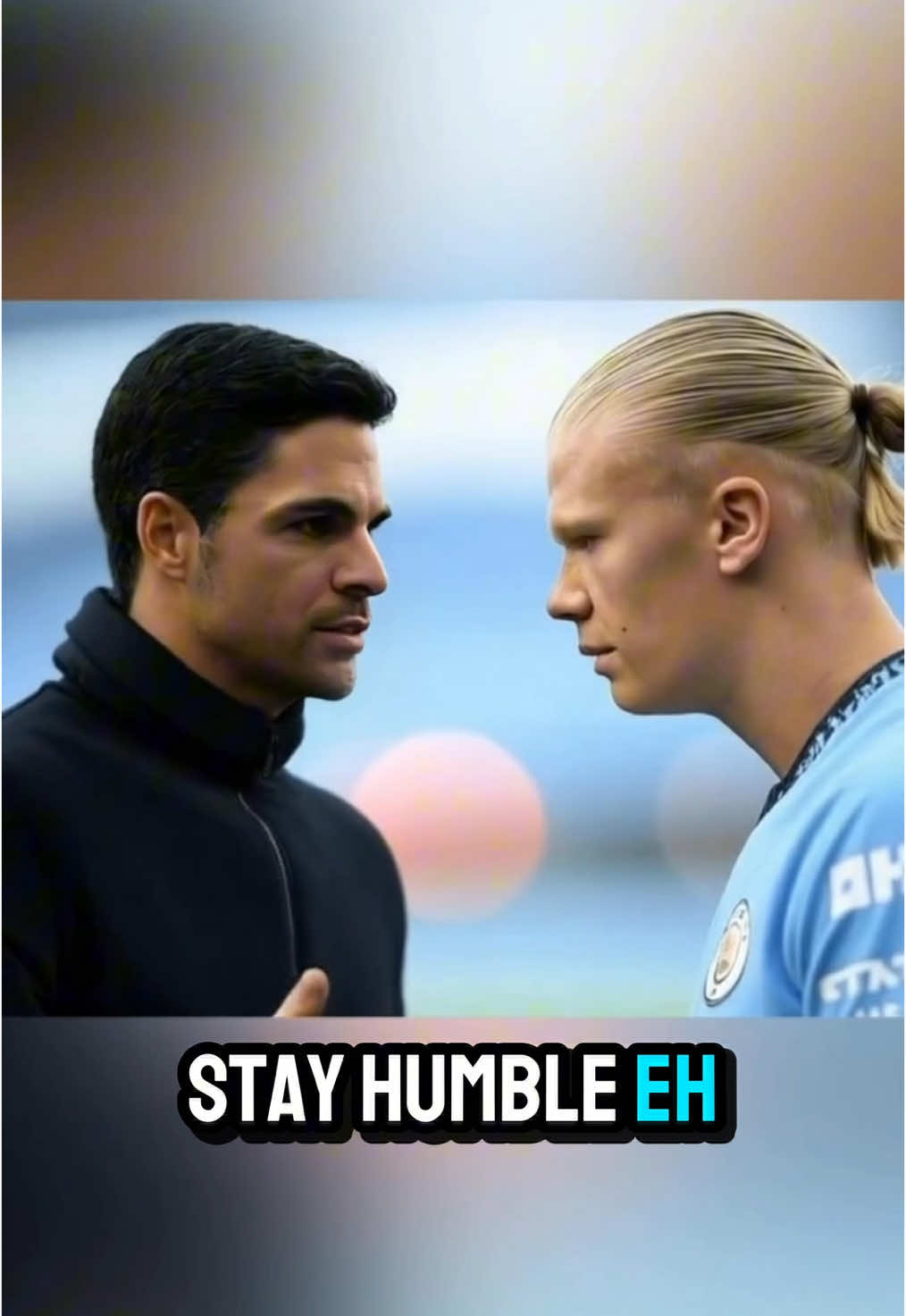 Mikel Arteta tells Haaland to STAY HUMBLE 😭 #arteta #haaland #stayhumble #erlinghaaland #mikelarteta #arsenal #manchestercity #arsenalfc #mancity #epl #PremierLeague #manchester #london #ai #shorts #Soccer #football #fyp 