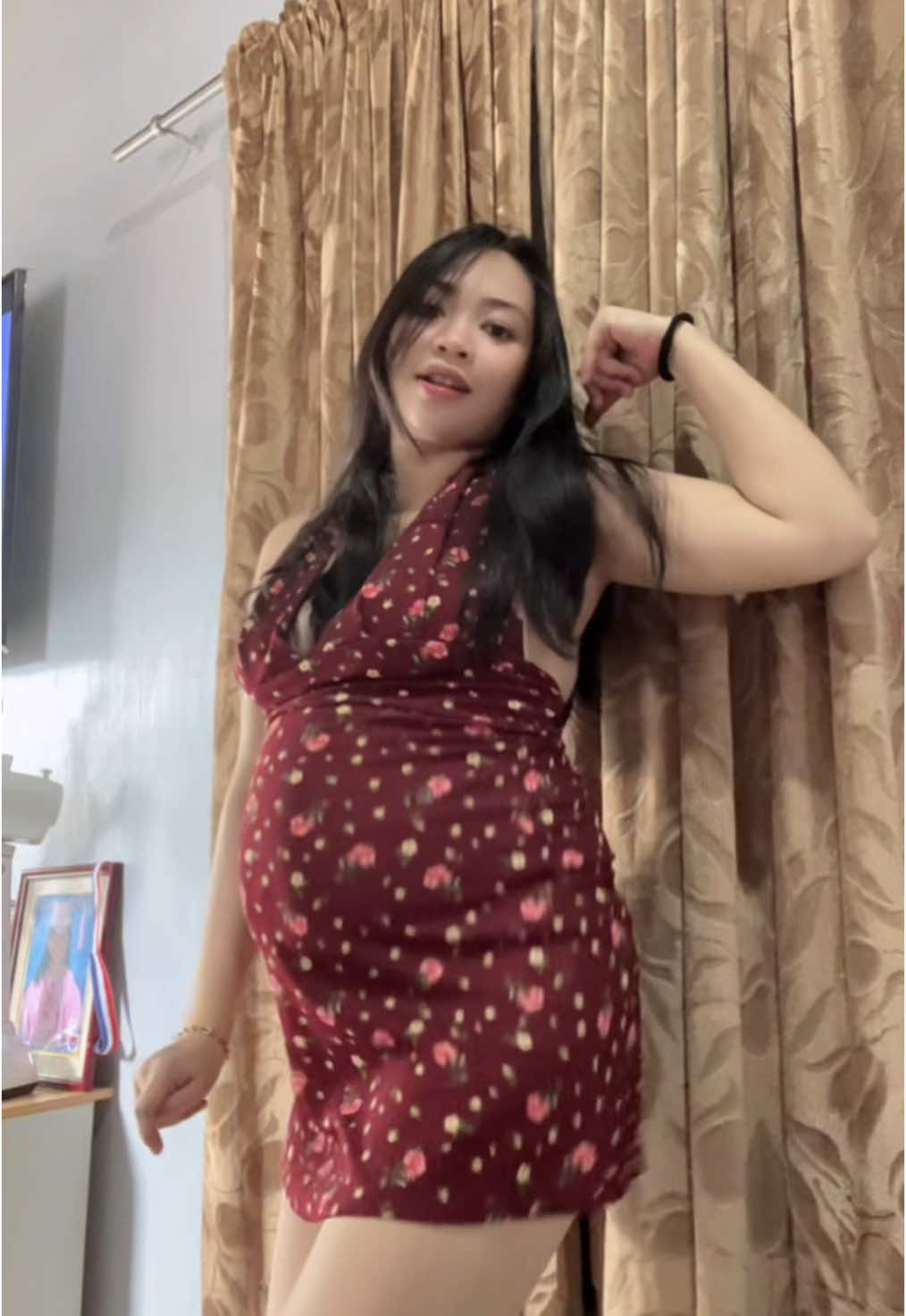 Lapit nanaman pumutok 😂😝 #7monthspregnant #preggydance #fyp #dancemoms #tiktokmom #fypシ #trending #viral #fyppppppppppppppppppppppp 