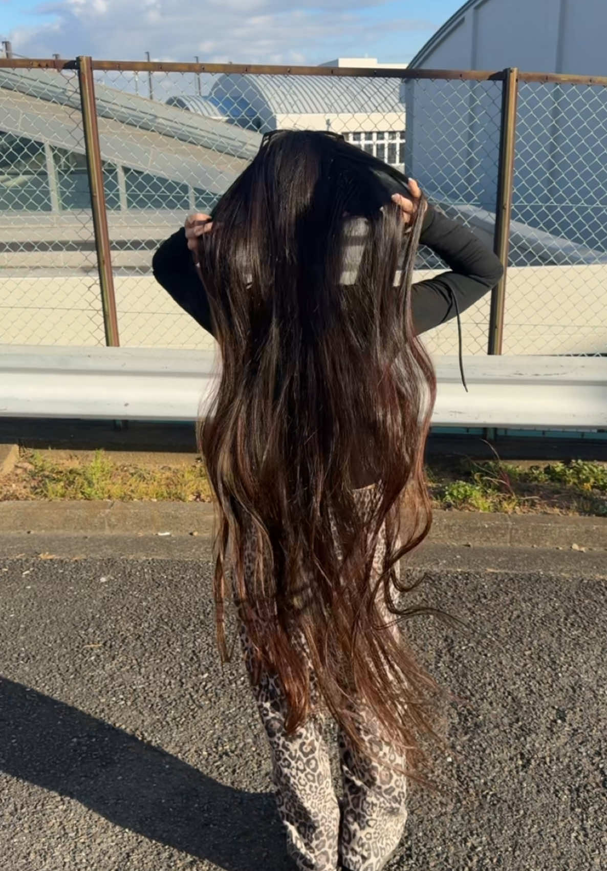 新年どのようにお過ごしでしょうか？ #友達が可愛すぎる#スーパーロングヘアー#fyp 