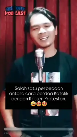 INTERMEZZO Salah satu perbedaan antara cara berdoa Katolik dan Kristen Protestan menurut Bene Dion Rajagukguk 🤣🤣 #fyp #fypシ #viral #kristen #katolik #kristenkatolik #kristenprotestan #katolikindonesia #katolikku_keren #katoliktiktok 
