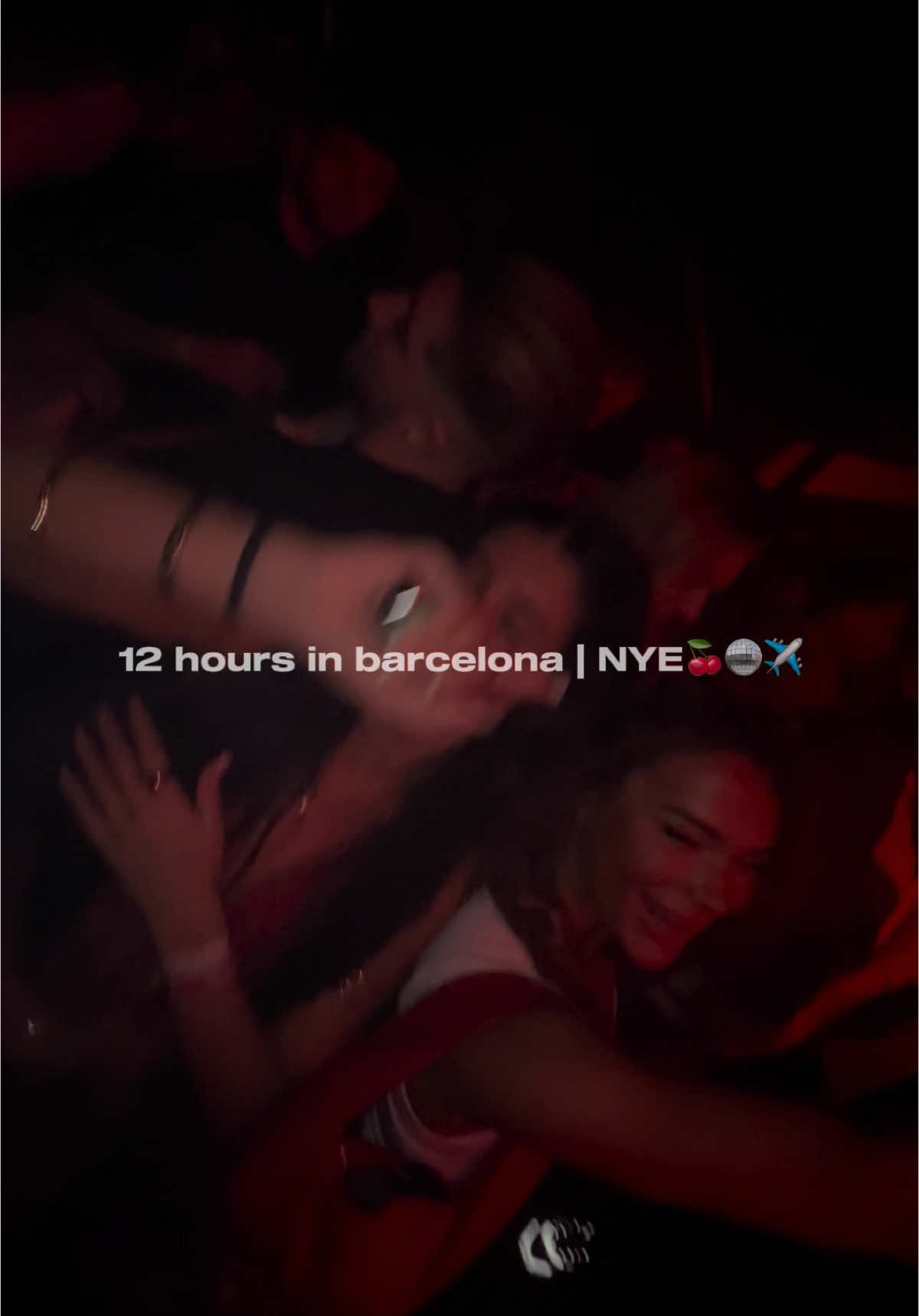 🍒🪩✈️🪐  #2025 #barcelona #newyears 