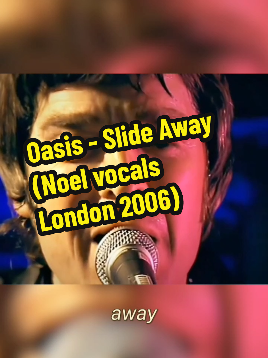 Slide Away - London 2006 😍 beautiful version #oasis #liamgallagher #noelgallagher 