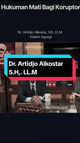 Dr Artidjo Alkostar, S.H., LL.M. (22 Mei 1948 – 28 Februari 2021) adalah seorang pengacara, hakim, dan akademisi hukum Indonesia. Ia pernah menjabat sebagai Hakim Agung dan Ketua Kamar Pidana Mahkamah Agung RI, di mana ia terkenal karena vonisnya yang cenderung memperberat hukuman terhadap terpidana kasus korupsi[1] dan dissenting opinion yang ia keluarkan dalam beberapa perkara besar. Pada akhir hayatnya, ia menjabat sebagai anggota Dewan Pengawas Komisi Pemberantasan Korupsi periode 2019-2023.[2]#artidjoalkostar ##artidjoalkotsar #hakimagung#indonesia🇮🇩 #hakimagung #akademisi#pengacara#fypシ #fypシ #TikTokAwardsID #semogafyp #4u #fyppppppppppppppppppppppp 