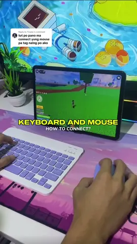 Replying to @치Jane. Here's my tutorial sa pag connect ng bluetooth keyboard and mouse🥰 #musthave #fyp #gamingkeyboard #tiktokfinds #games #xyzbca #Minecraft #keyboardforphone #keyboardandmouse 
