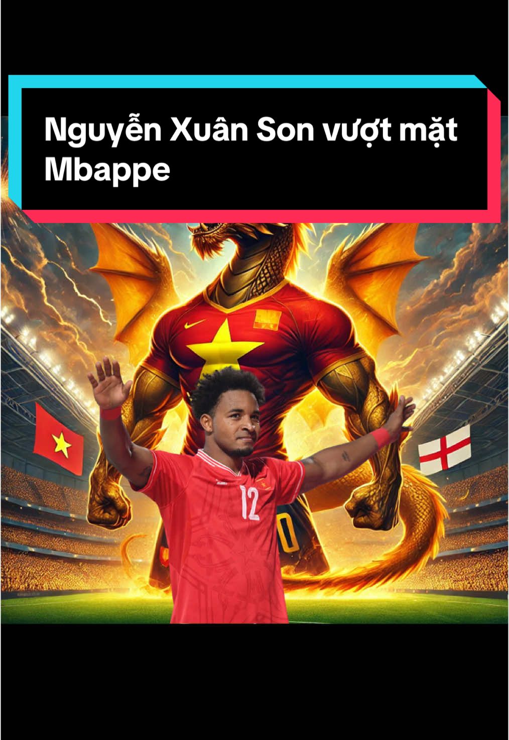 Nguyễn Xuân Son vượt mặt Mbappe #vietnam #football #fifa #fpy 