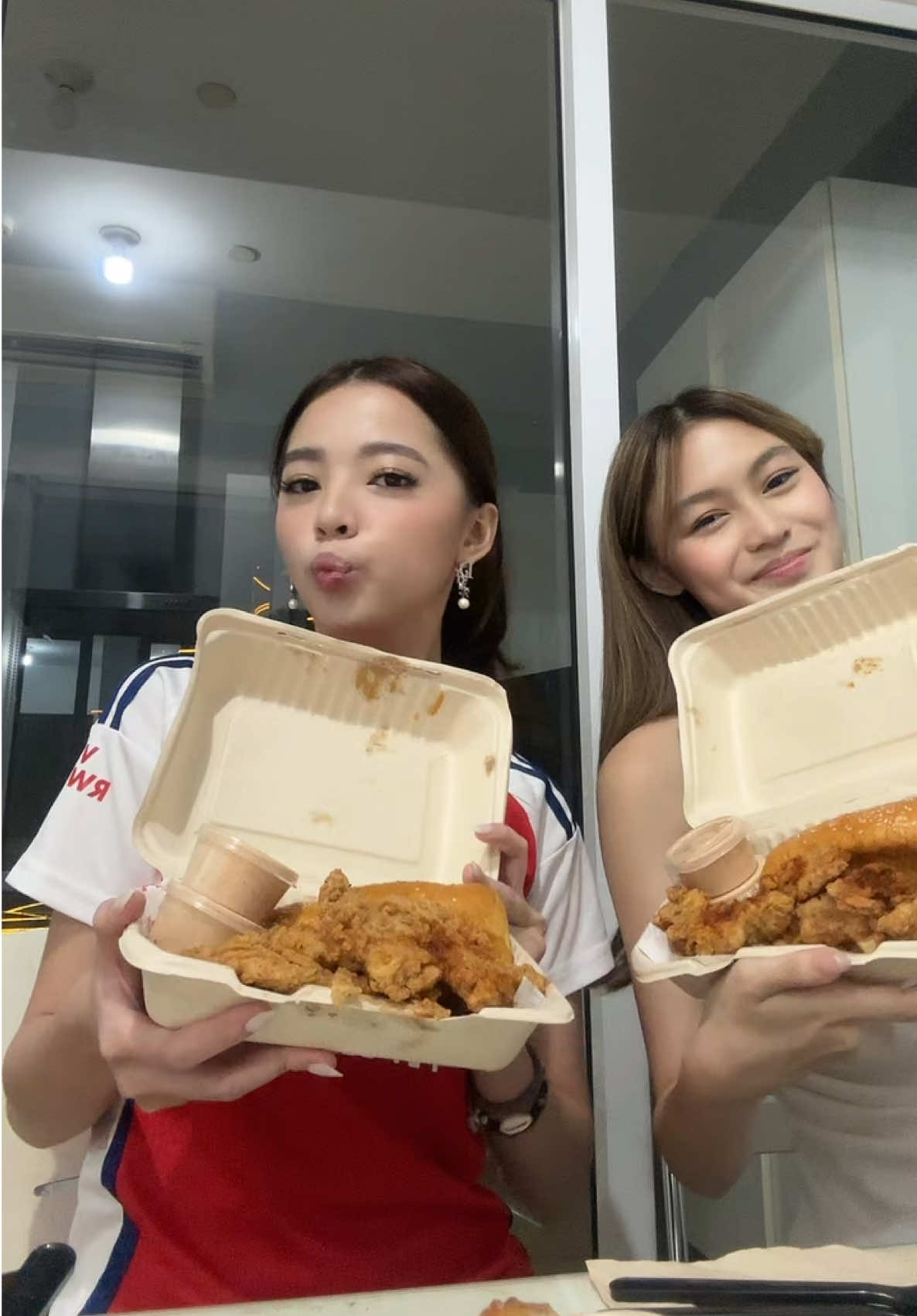 MUKBANGGGG!!!! @chick chicken 🇵🇭 @sophia camero they opened up their first store!!! pin loc: Chick Chicken - Amang Rodriguez Pasig #mukbang #food 