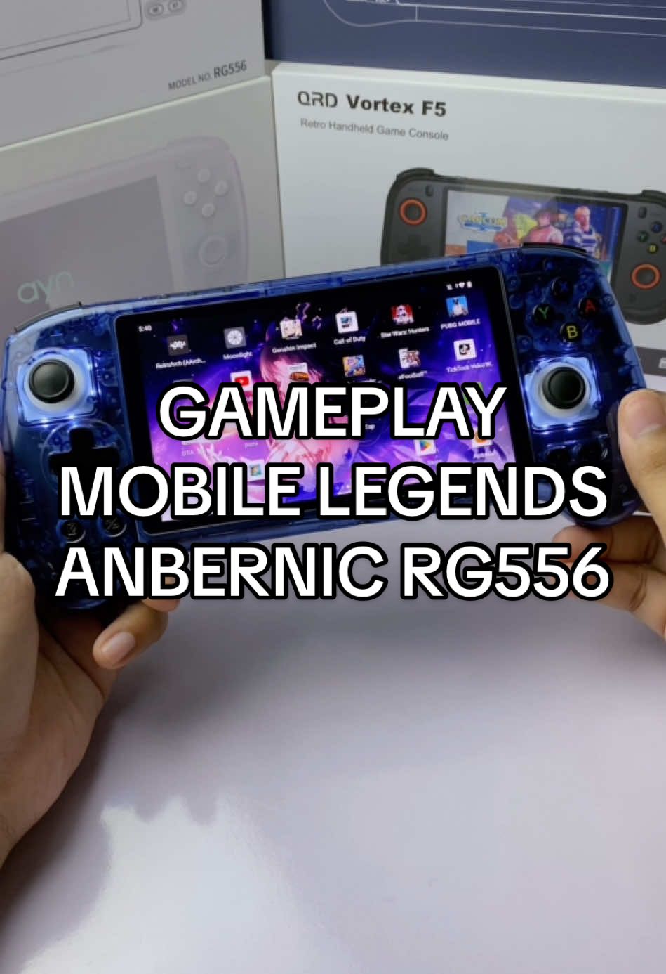 #gaming #GamingOnTikTok #tiktokgaming #handheldconsole #handheldgame #anbernic #rg556 