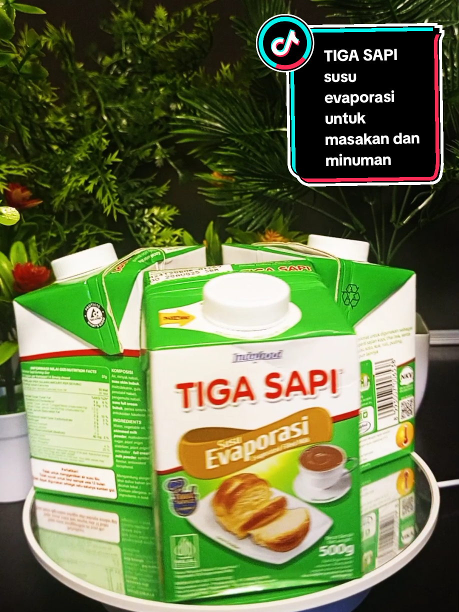 Susu Evaporasi Tiga Sapi untuk Kenikmatan dan minuman#CapCut #susu #susuevaporasi #tigasapi #trending #fypシ #fypシ゚viral #fyp #affiliate #affiliatemarketing #tiktok #viral 