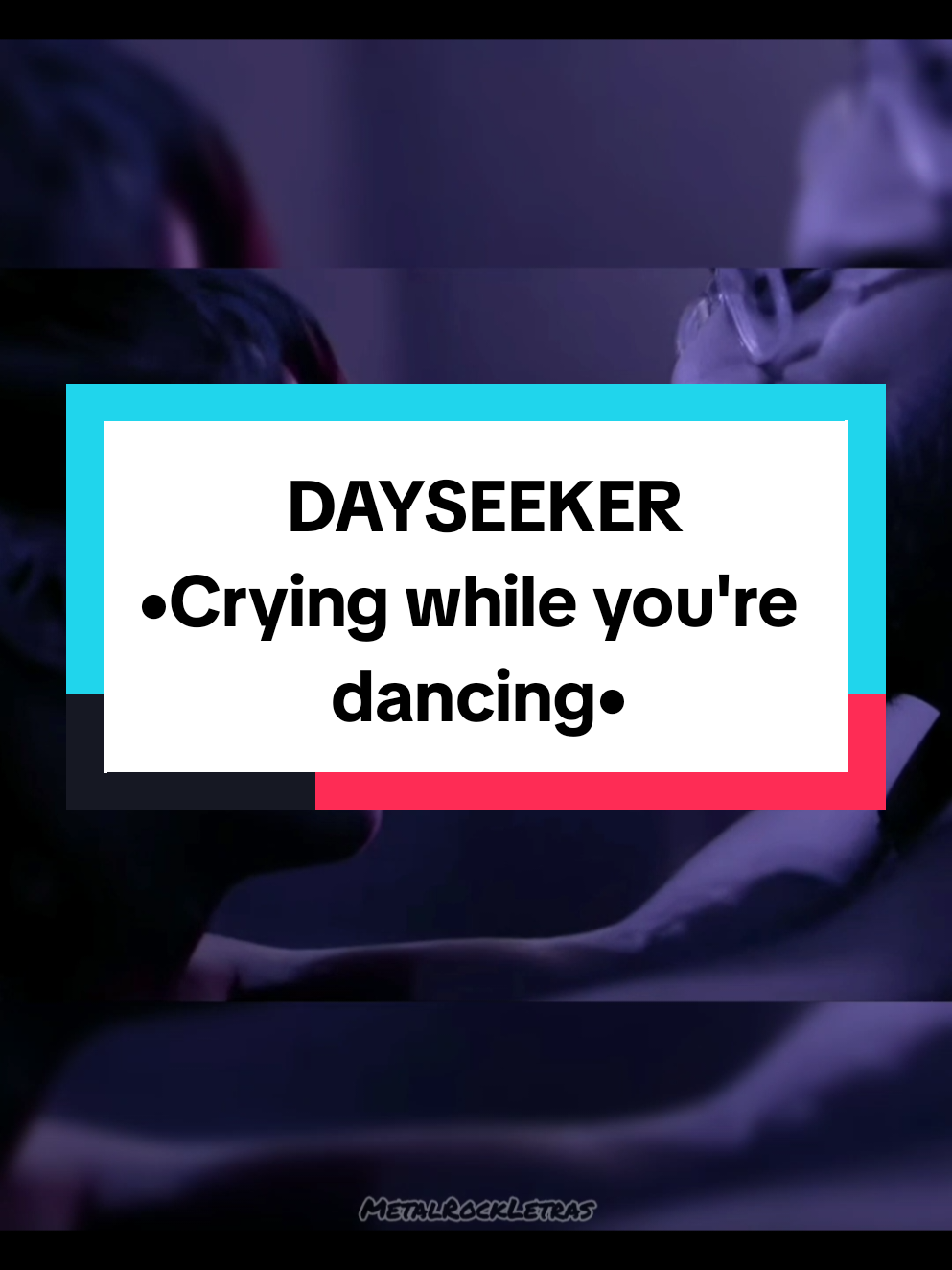 dayseeker-crying while you're dancing #metalchoss #metalrockletrasjs #metalhead 