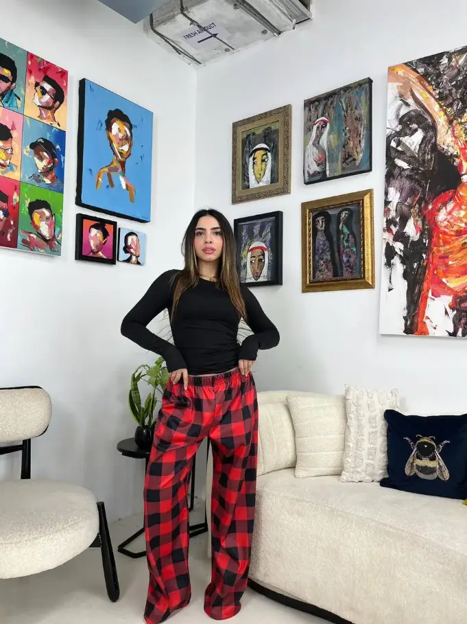 Step into comfort and style with these black and red striped PJ pants .Perfect for cozy nights or stylish lounging! #pj #pants #pjpants #christmas #egypt 