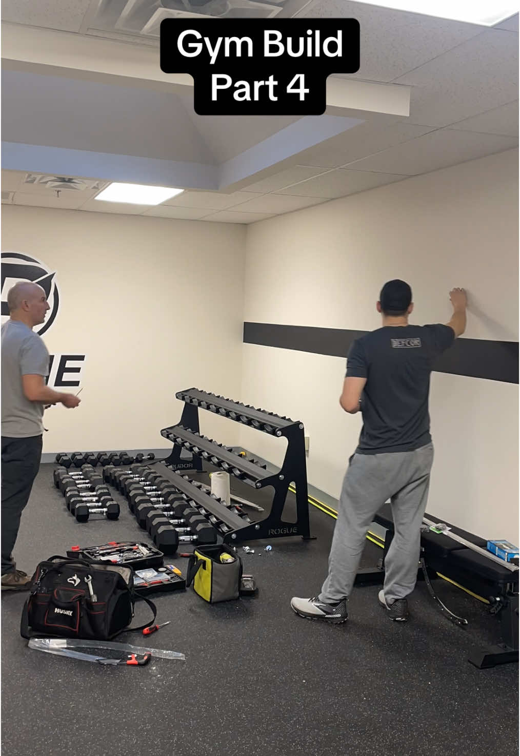 Gym build part 4 #GymTok #gym #gymmotivation #GymLife #gymrat #personaltrainer #viral #trending #explore #fyp #Fitness #fitnessmotivation #fitnesstips #fitnessjourney #fitnessgoals #project #progress #woburn #massachusetts #boston #weightloss #part4 